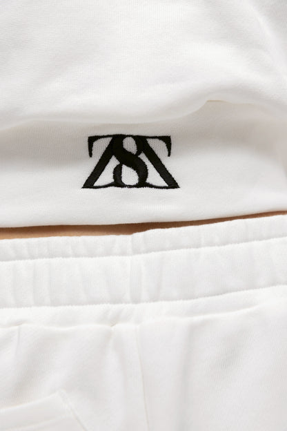 “フレリア” クロップドトップス ホワイト