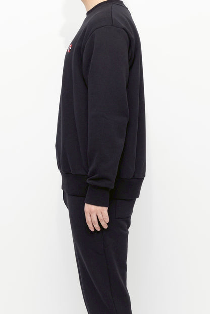 “エイザさん”スウェット トップス  ブラック