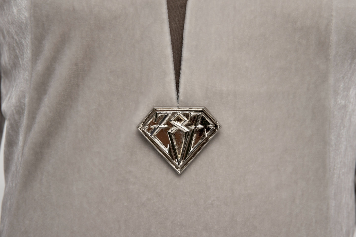 “ソーニョベルルッタ” ミドル丈ワンピース  シルバー